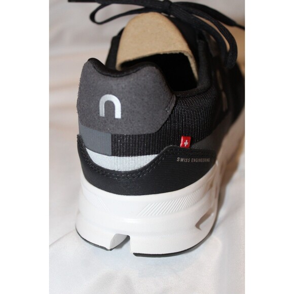 ON CLOUD WOMEN'S CLOUDSWIFT RUNNING ATHLETIC BLACK WHITE SZ 9.5 NIB - Picture 6 of 7